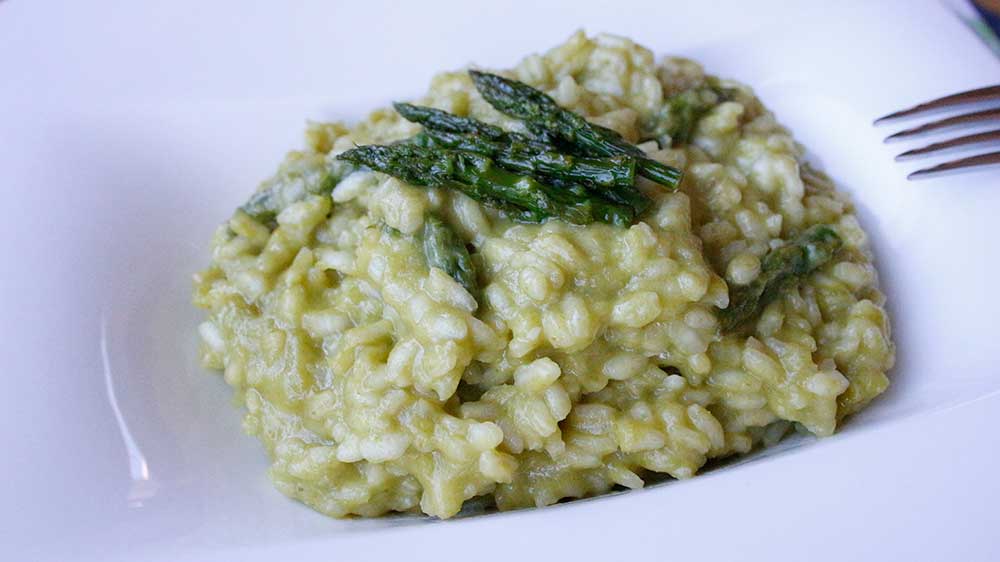 Risotto de espárragos