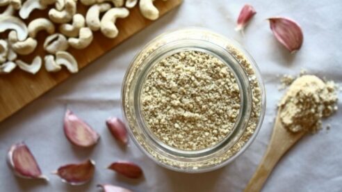 Queso parmesano vegano
