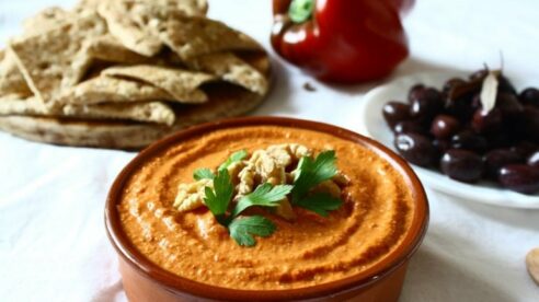 Muhammara, paté vegetal de pimiento y nueces