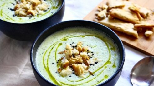 Crema fría de pepino