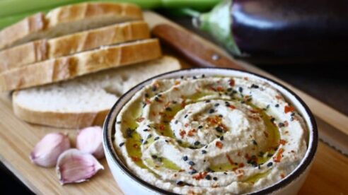 Baba ganoush o paté de berenjena