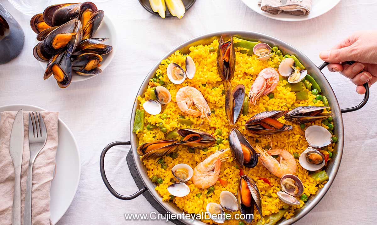 Paella de marisco