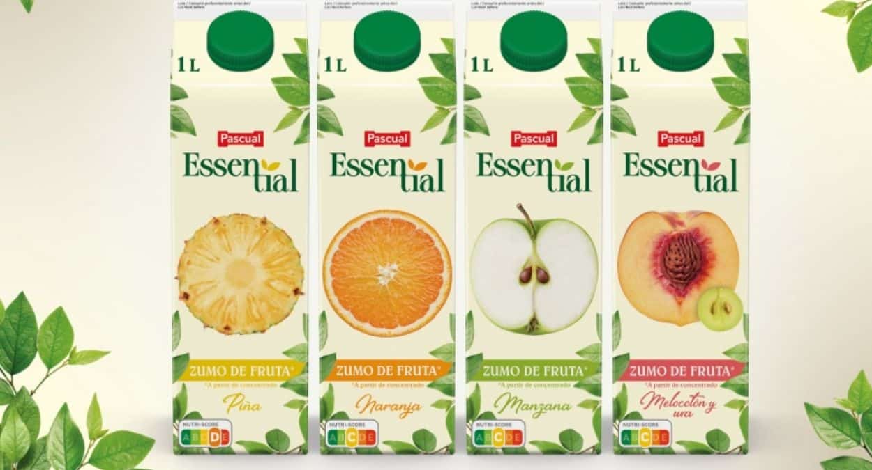 Pascual relanza los zumos Essential mejorando la calidad nutricional