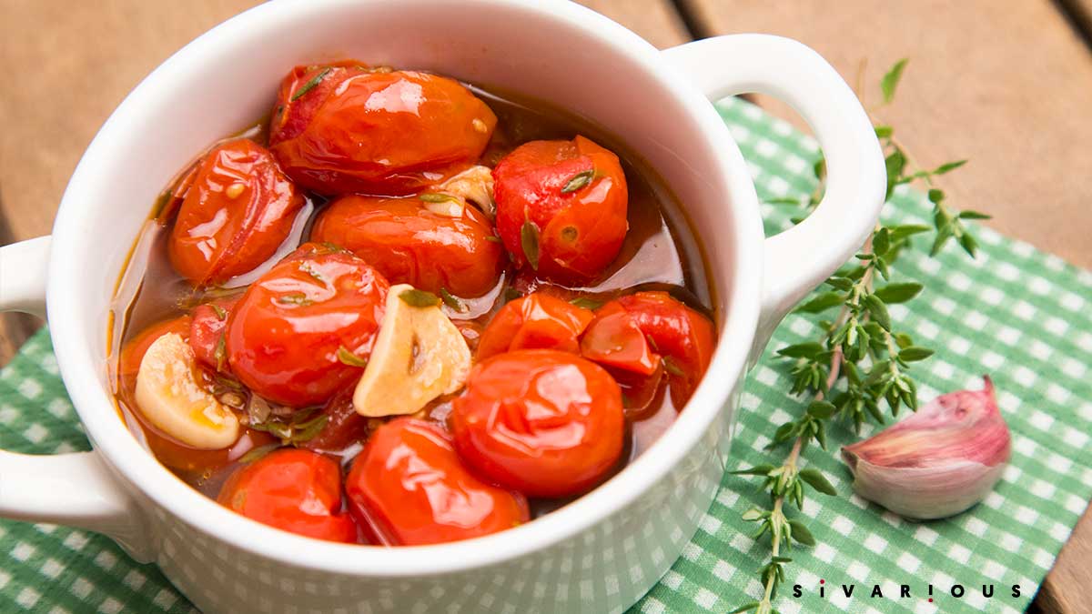 Tomates confitados