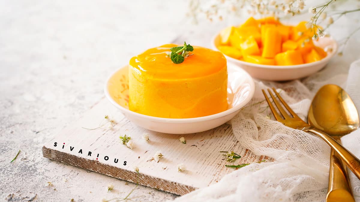 Mousse de mango casera