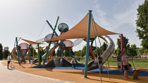 Boadilla del Monte abre mercado turístico con sus parques infantiles