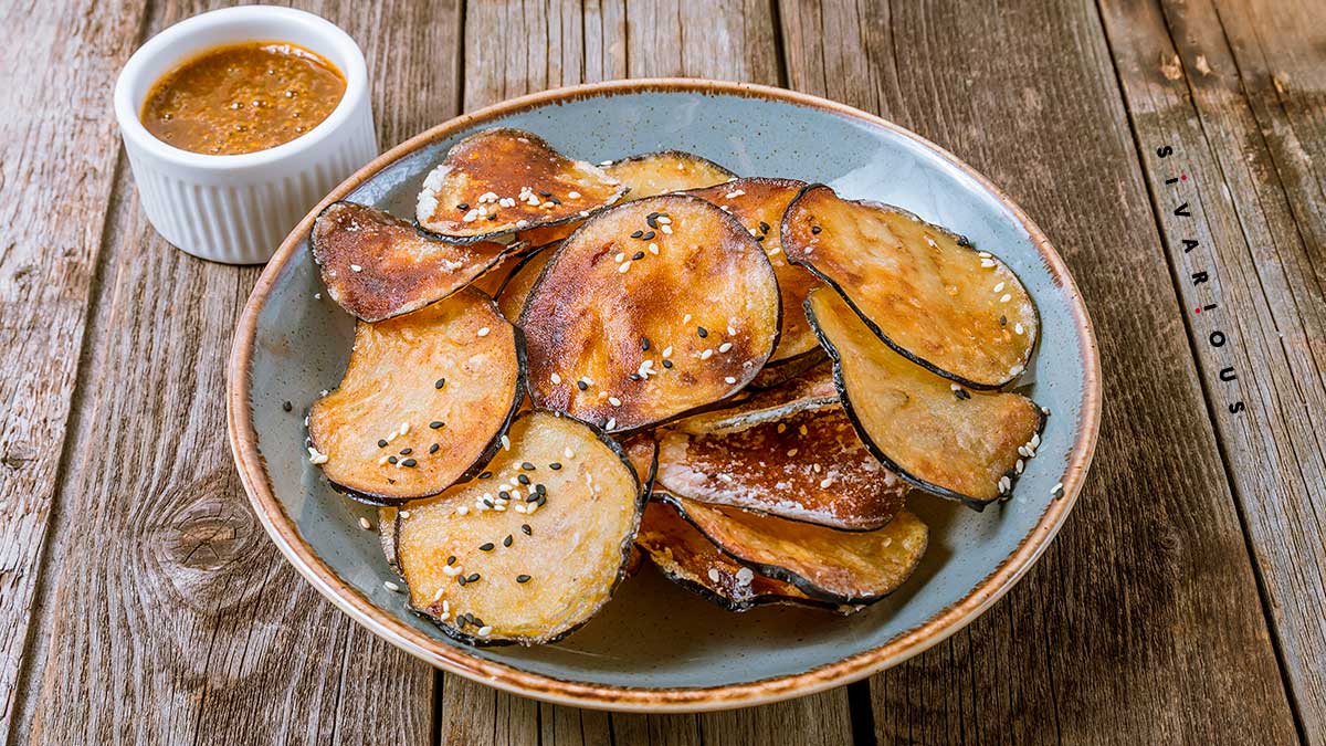 Chips de berenjena
