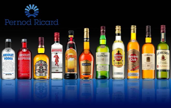 Pernod Ricard aumenta la comercialización de sus marcas en 2023