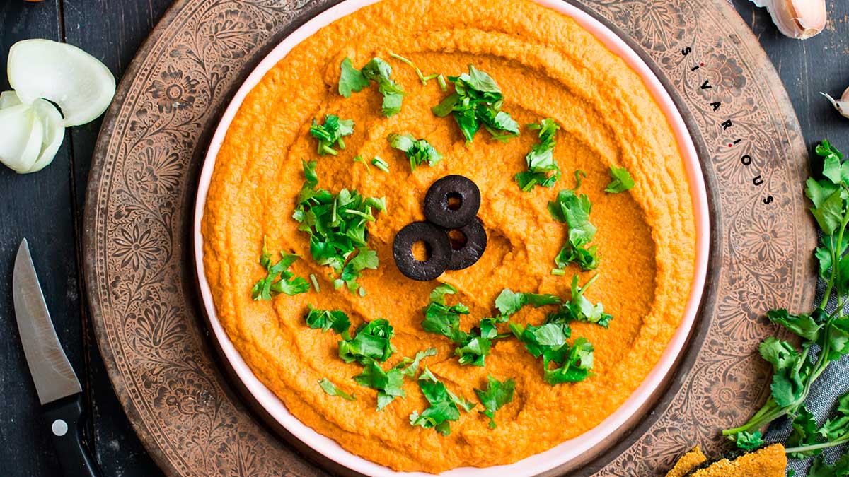 Hummus de zanahoria