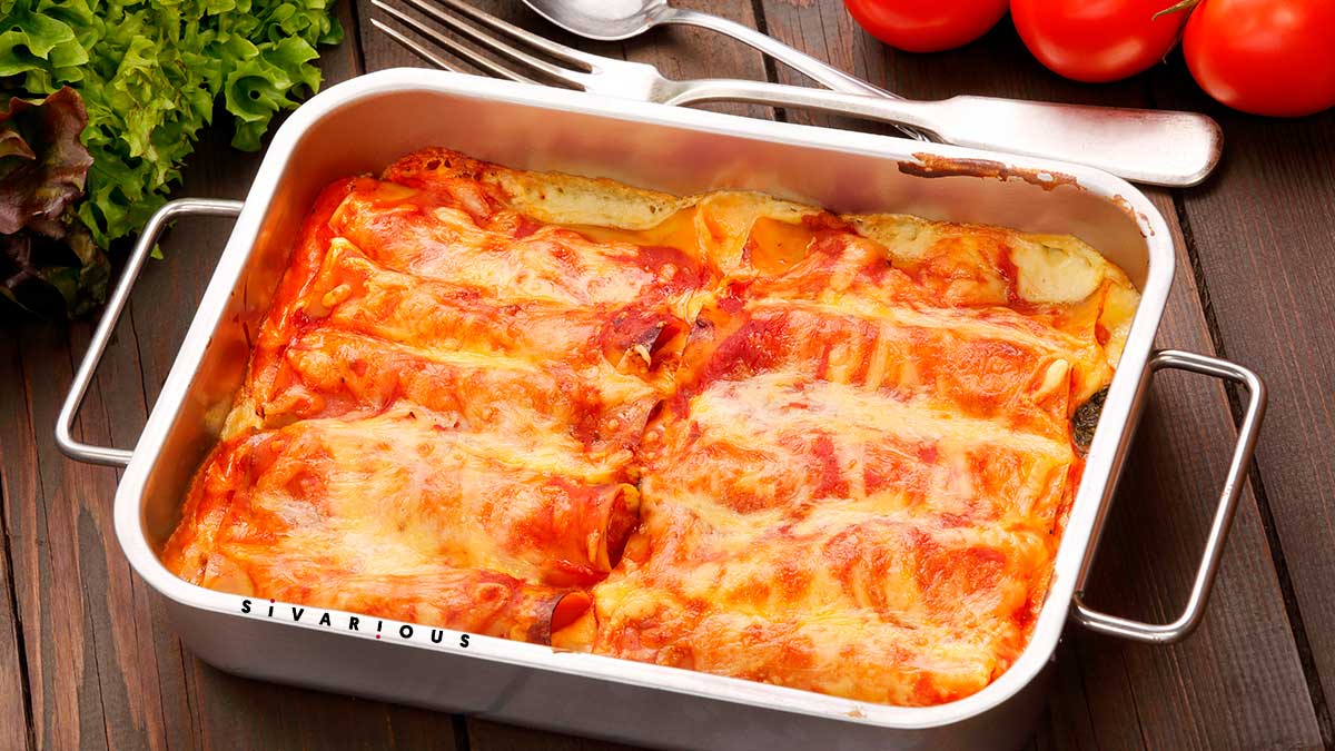 Canelones de verduras