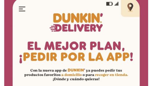 Dunkin’ estrena nueva app para impulsar su ecommerce